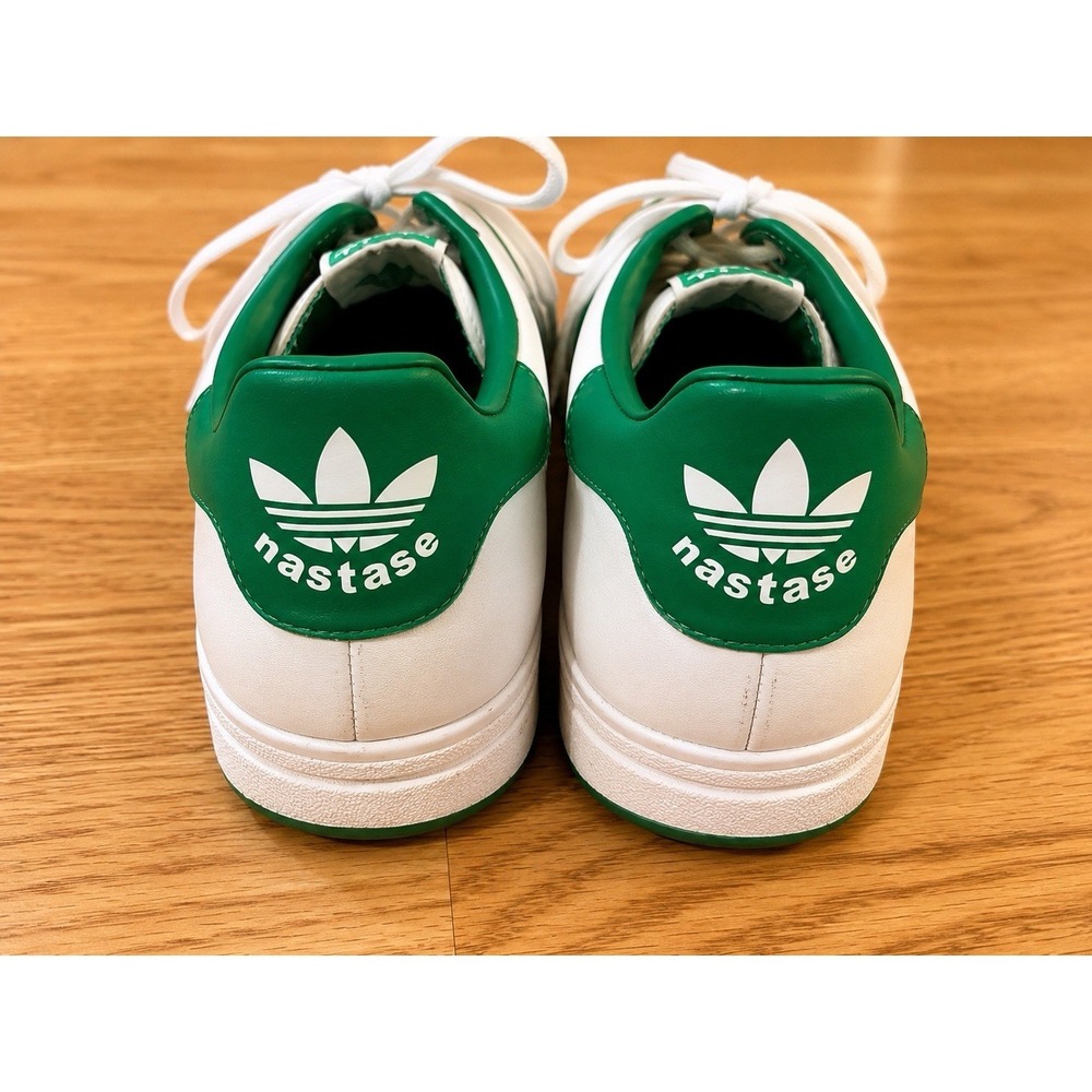 Adidas Ilie Nastase 519076 White Green Leather Tennis Shoes Men's 11 Rare 2007 - Picture 5 of 6